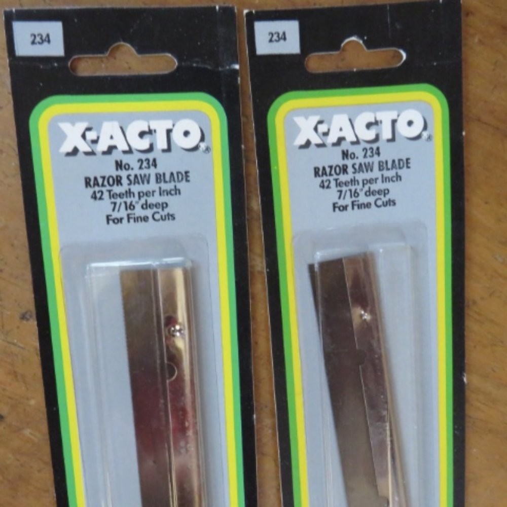TWO X-Acto Saw Blade Knives #234  234